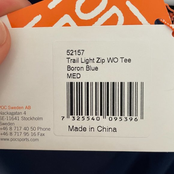 NWT Poc Trail Light Zip womens tee - Picture 7 of 7